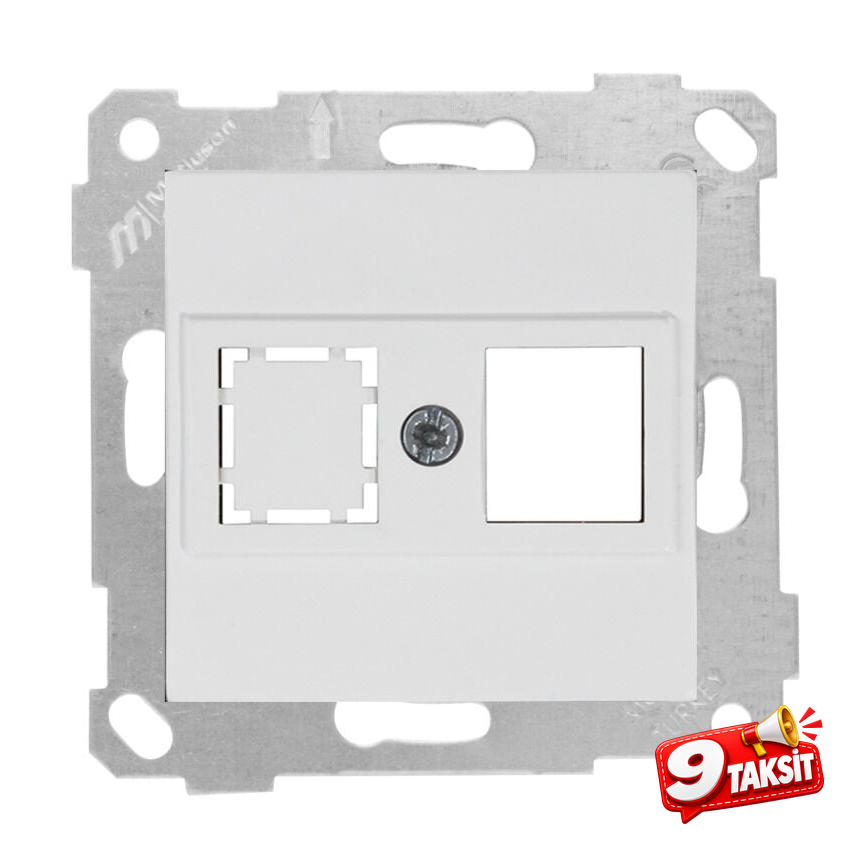 Mutlu San Rita MEK+TUŞ DATA PRİZİ 1*RJ45 (KON.SÜZ) (Mekanizma) - Ürün Görseli