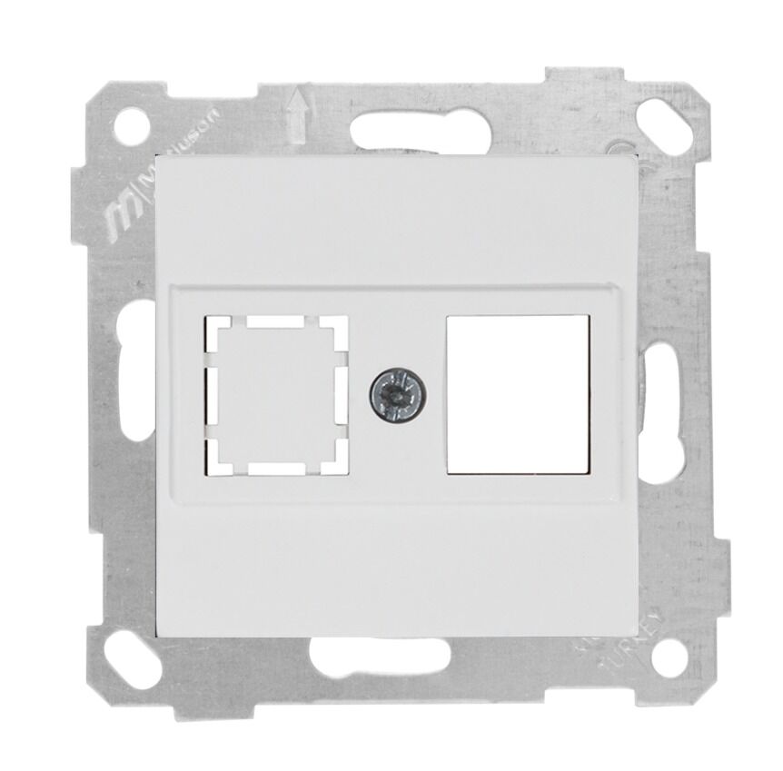 Mutlu San Rita MEK+TUŞ DATA PRİZİ 1*RJ45 (KON.SÜZ)