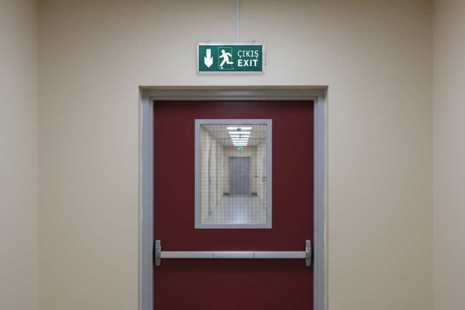 CATA Exit Yönlendirme Tabelası (Aşağı Ok)