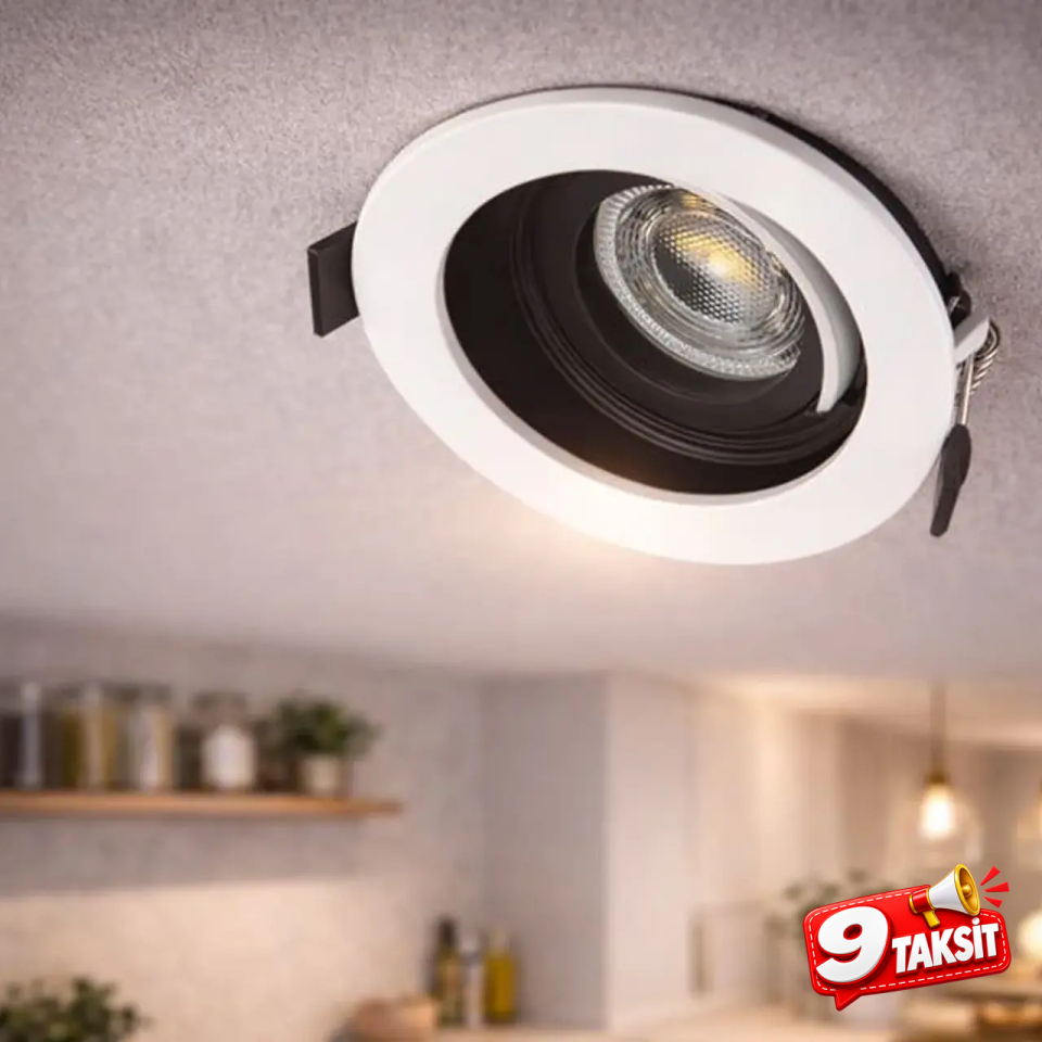 CATA Pars LED Spot Kasası Satin (Yuvarlak)