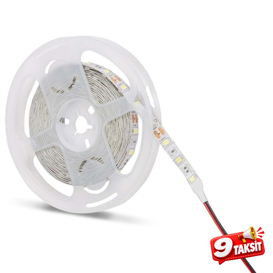 12Volt DC-240 Ledli Şerit Led 4000K 5 mt