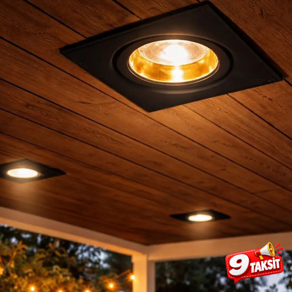 CATA Jaguar LED Spot Kasası (Siyah-Bakır)