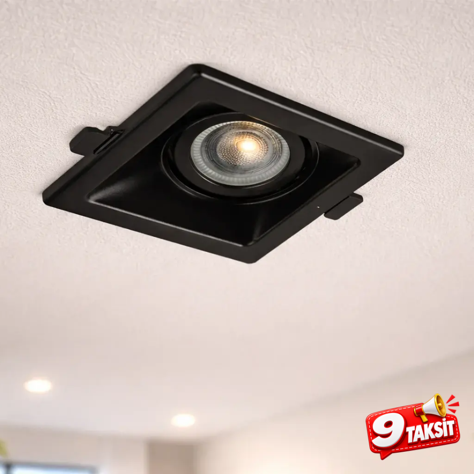 CATA Puma LED Spot Kasası (Kare Delik) (LED Spot) - Ürün Görseli