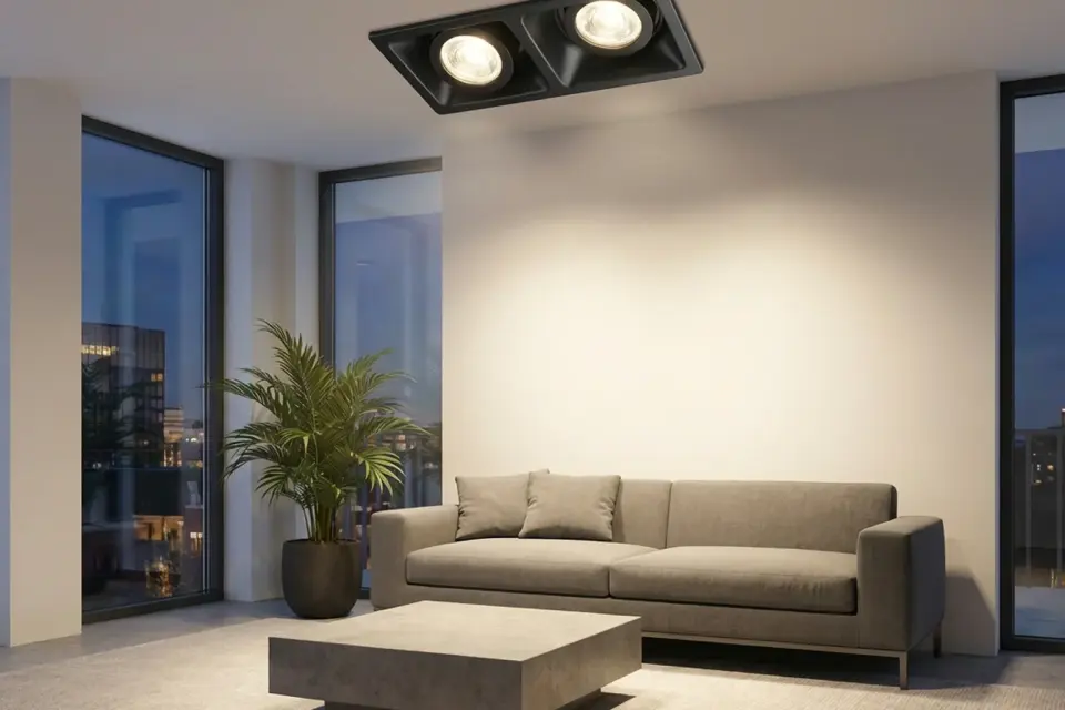 CATA Puma İkili LED Spot Kasası (LED Spot) - Teknik Detay Görseli