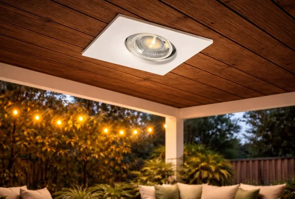 CATA Lion LED Spot Kasası (Beyaz, Kare)