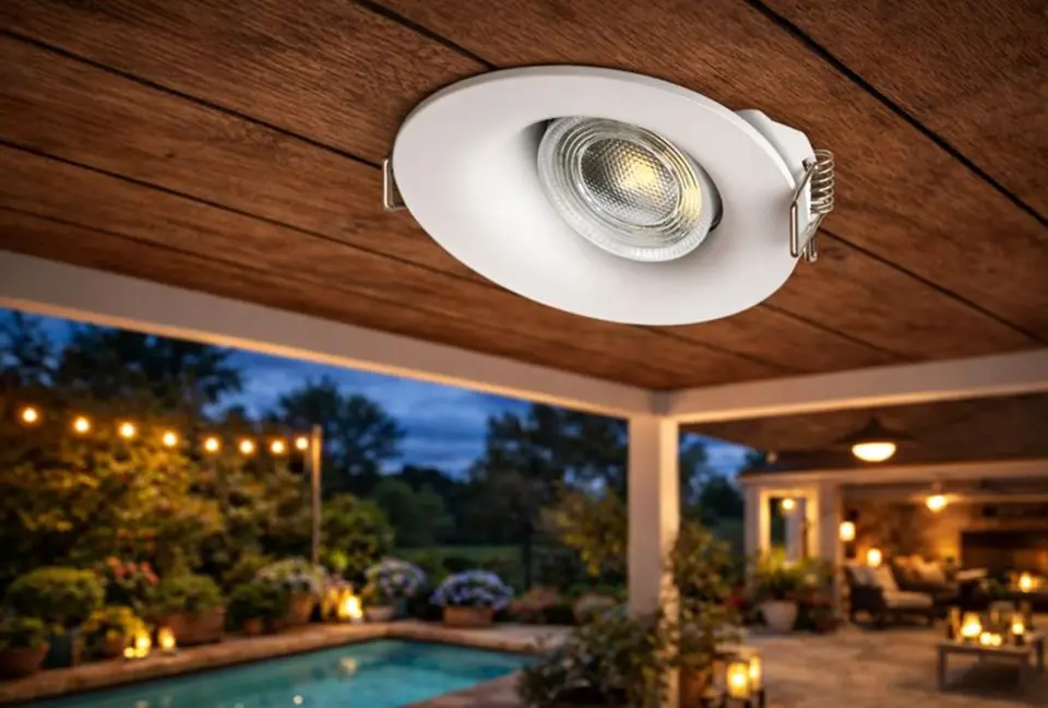 CATA Lion LED Spot Kasası (Beyaz, Yuvarlak)