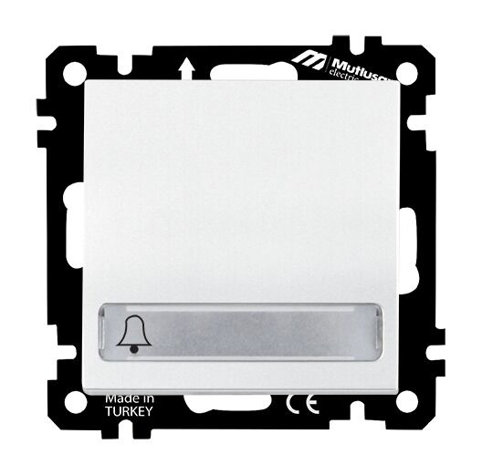 Mutlu San Elitra MEK+TUŞ IŞIKLI ZİL ETİKETLİ ÇAĞIRMA (12V)KLİPSLİ