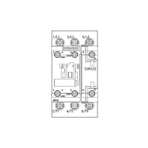 3P 12A 5.5kW Kontaktör (230V AC) - 1NO+1NC