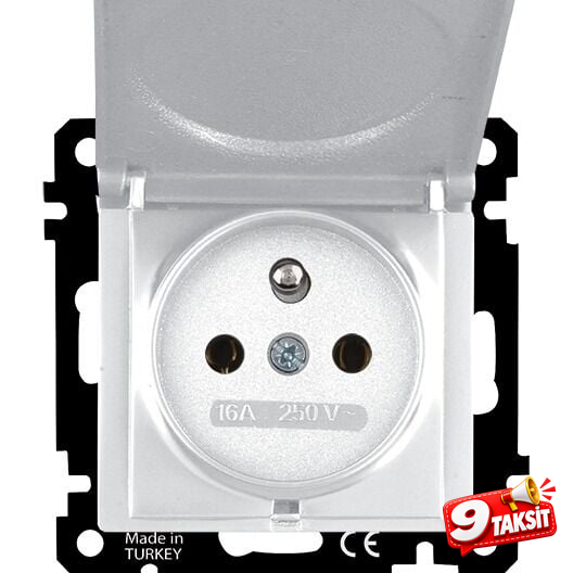 Mutlu San Elitra MEK+TUŞ UPS KAPAKLI (FRANSIZ) PRİZ