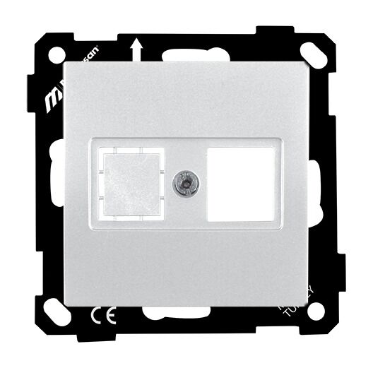 Mutlu San Elitra MEK+TUŞ DATA PRİZİ 1*RJ45 (KON.SÜZ)