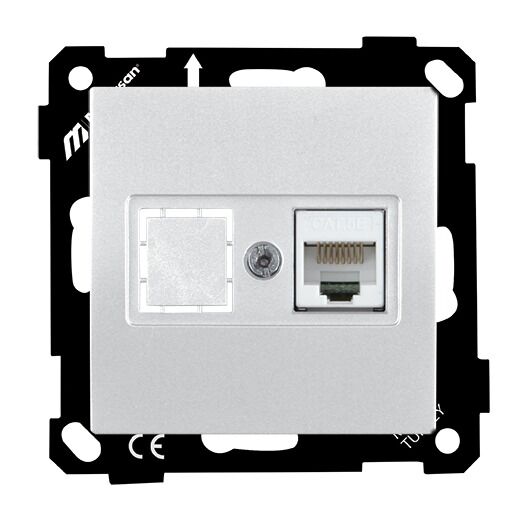 Mutlu San Elitra MEK+TUŞ DATA PRİZİ 1*RJ45 (CAT5E)
