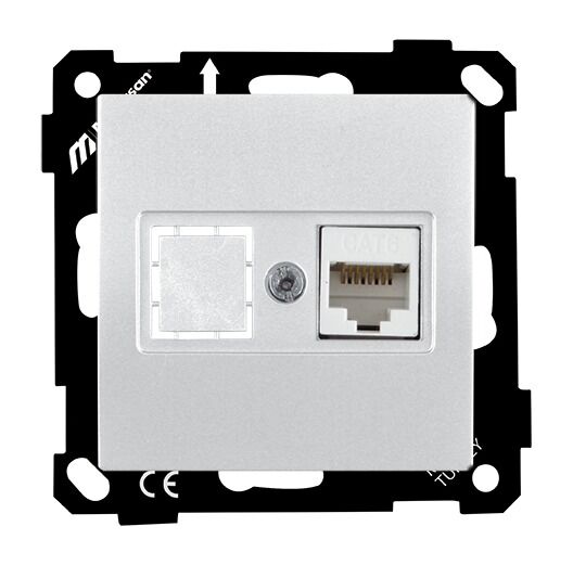 Mutlu San Elitra MEK+TUŞ DATA PRİZİ 1*RJ45 (CAT6)