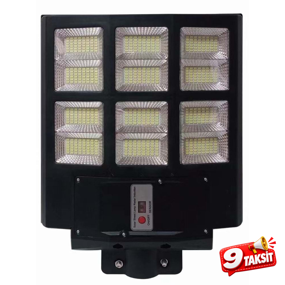 600W Solar Led Sokak Armatürü 6500K