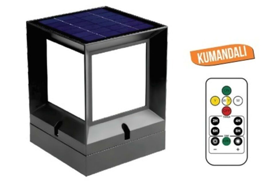 60W Solar Led Bahçe Armatürü