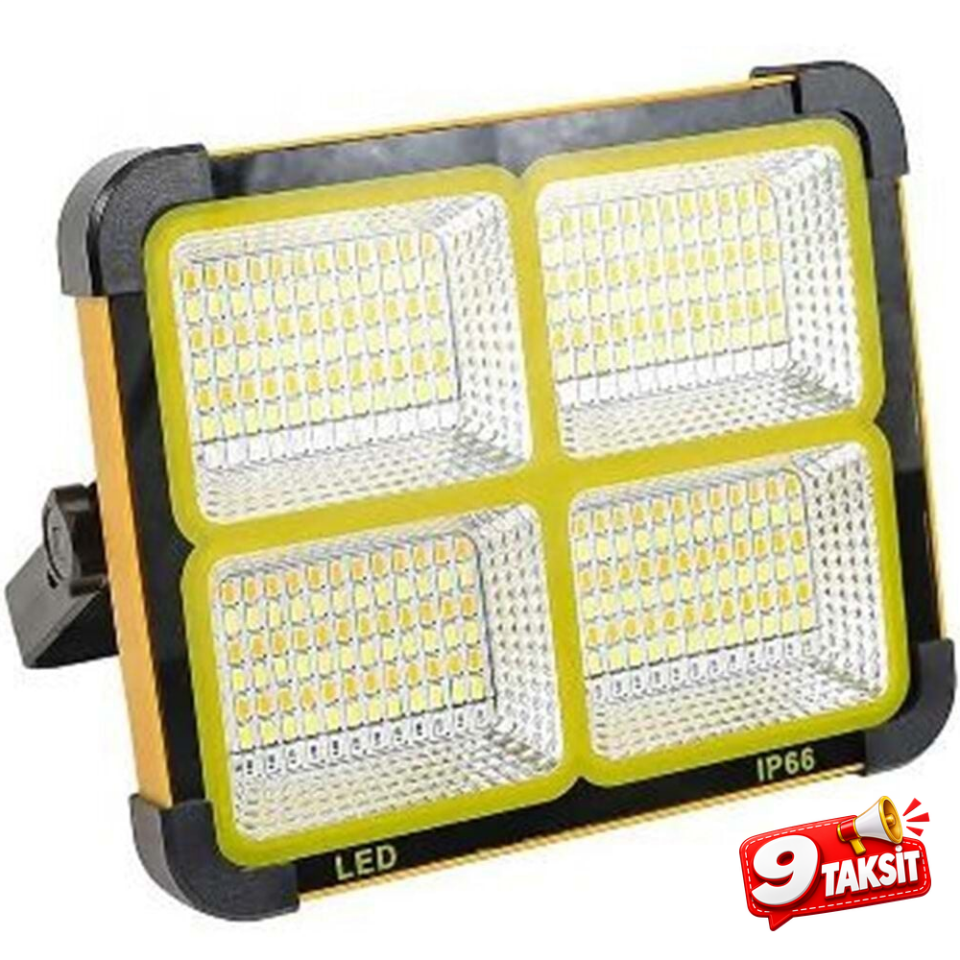 250W Taşınabilir Solar Led Projektör (Projektörler) - Ürün Görseli