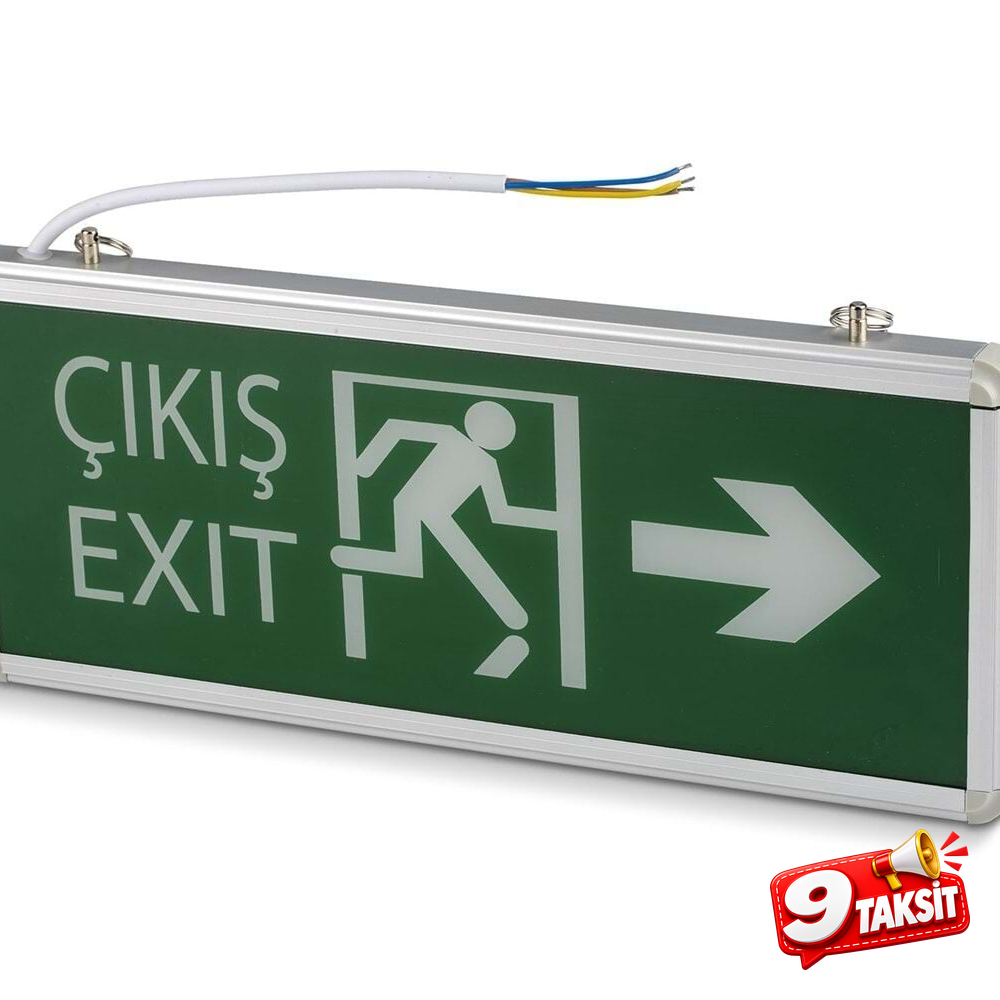 Acil Çıkış Aydınlatması Sağ-Sol Çıkış
