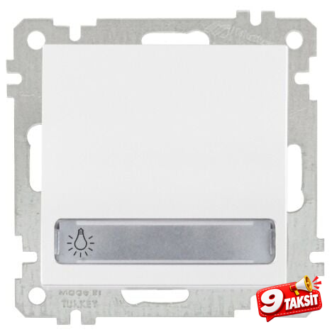 Mutlu San Candela MEK+TUŞ IŞIKLI ETİK. ÇAĞIRMA (220V)(VİDALI)