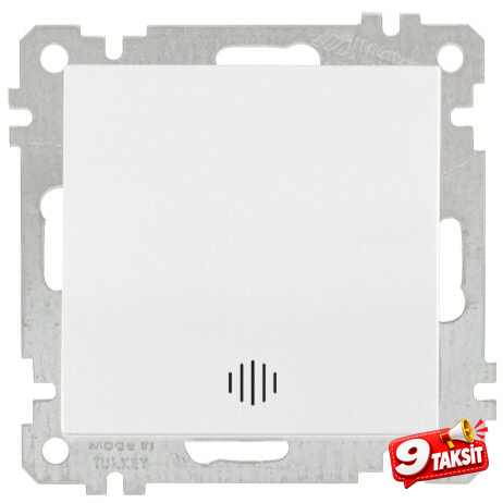 Mutlu San Candela MEK+TUŞ IŞIKLI ANAHTAR (220V) KLİPSLİ