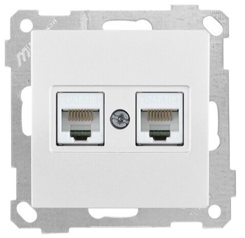 Mutlu San Candela MEK+TUŞ DATA PRİZİ 2*RJ45 (CAT5E)