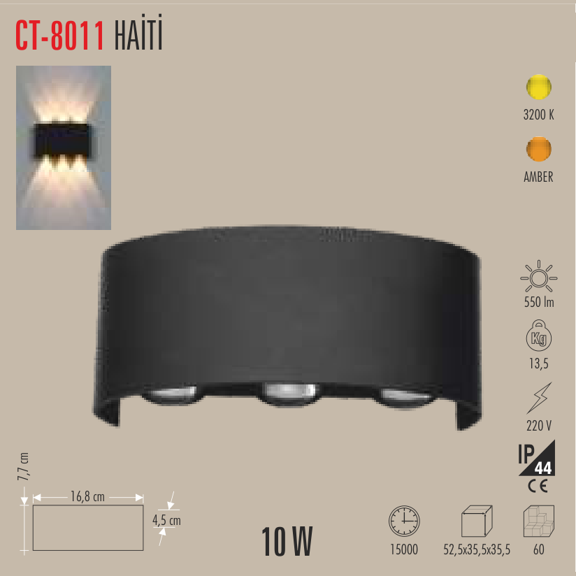 CATA Haiti Dış Mekan Aplik 10W