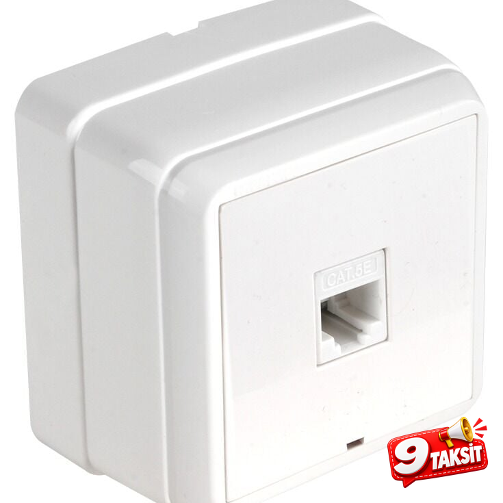 Mutlu San Bron S/Ü DATA PRİZİ 1*RJ45 (CAT5) (Mekanizma) - Ürün Görseli
