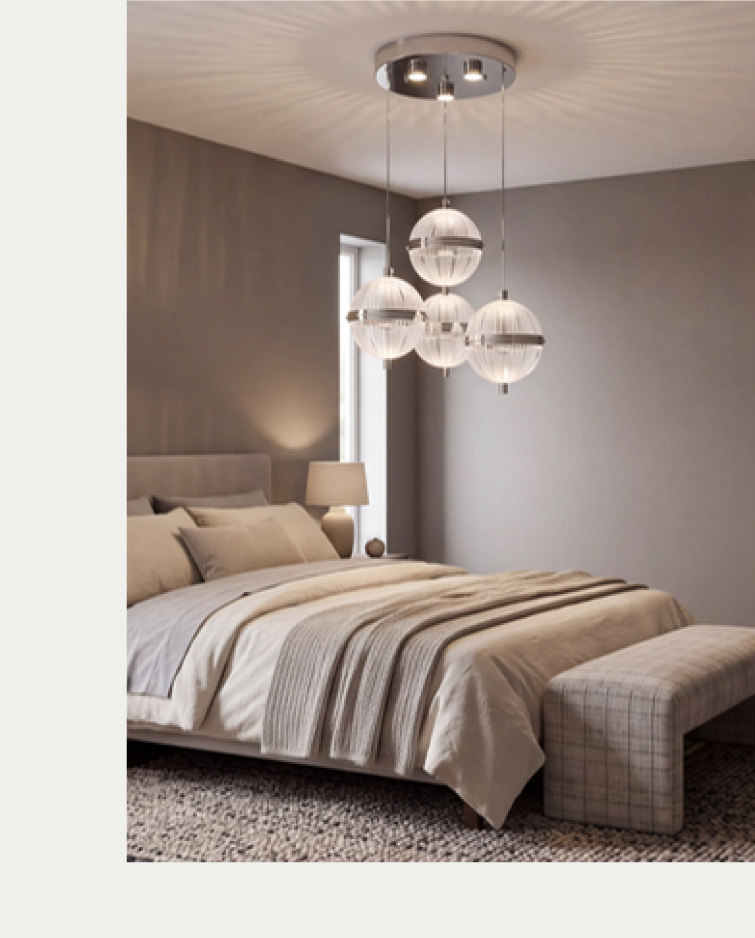 Pera Havana Led Avize (Krom)