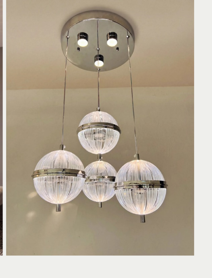 Pera Havana Led Avize (Krom)