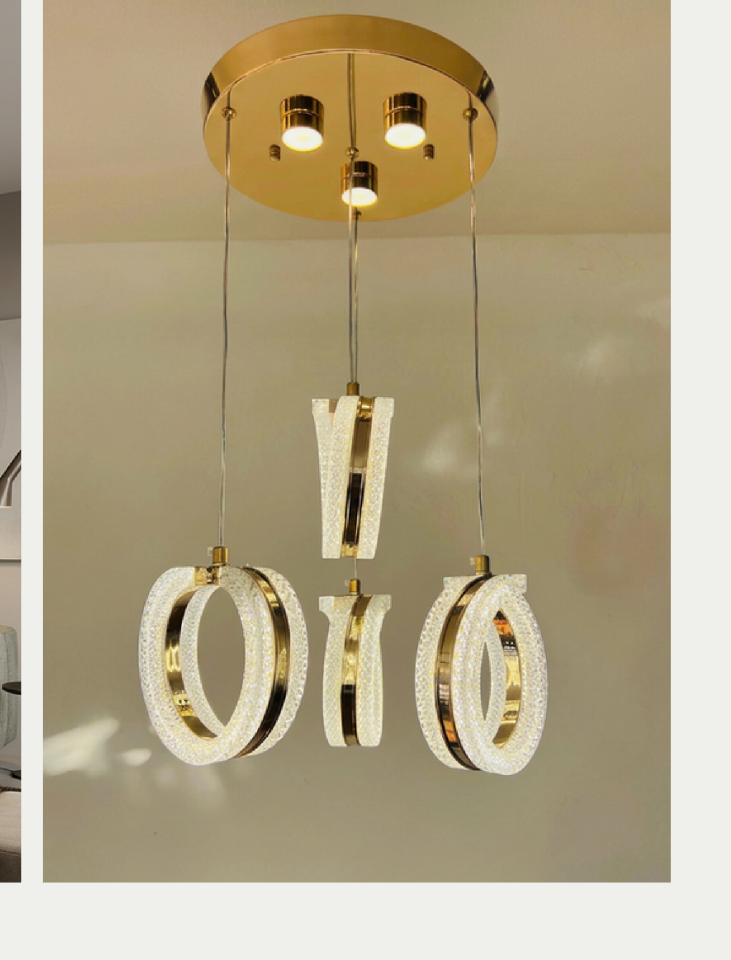 Pera Si̇de Led Avize (Gold)