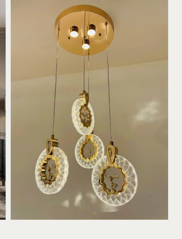 Pera Alaska Led Avize (Gold)