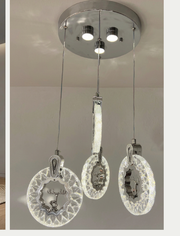 Pera Alaska Led Avize (Krom)