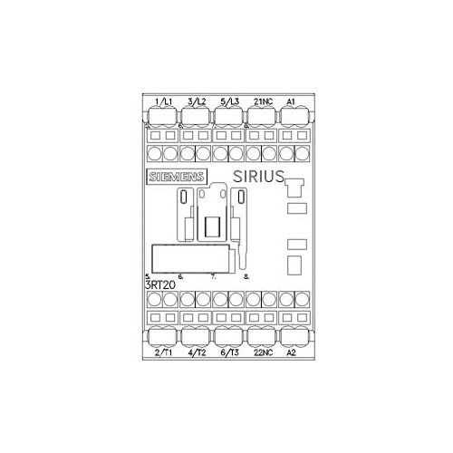 3P 9A 4kW Kontaktör (230V AC) - Yaylı Bağlantılı - 1NC