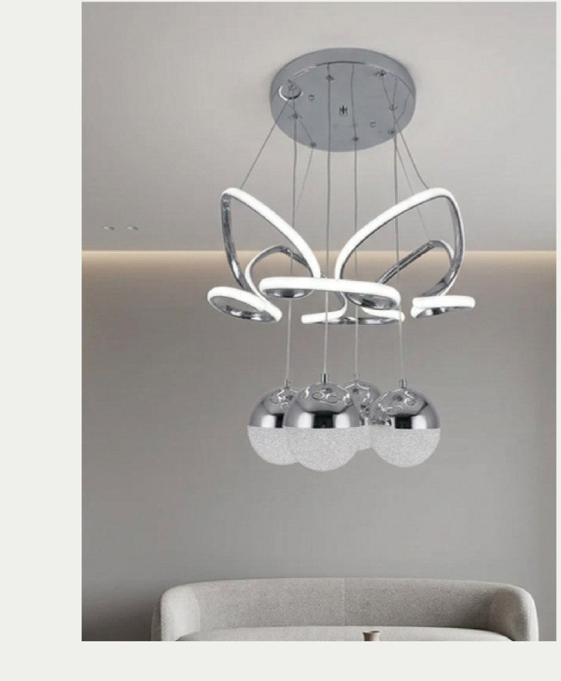 Pera Malta Led Avize (Krom)