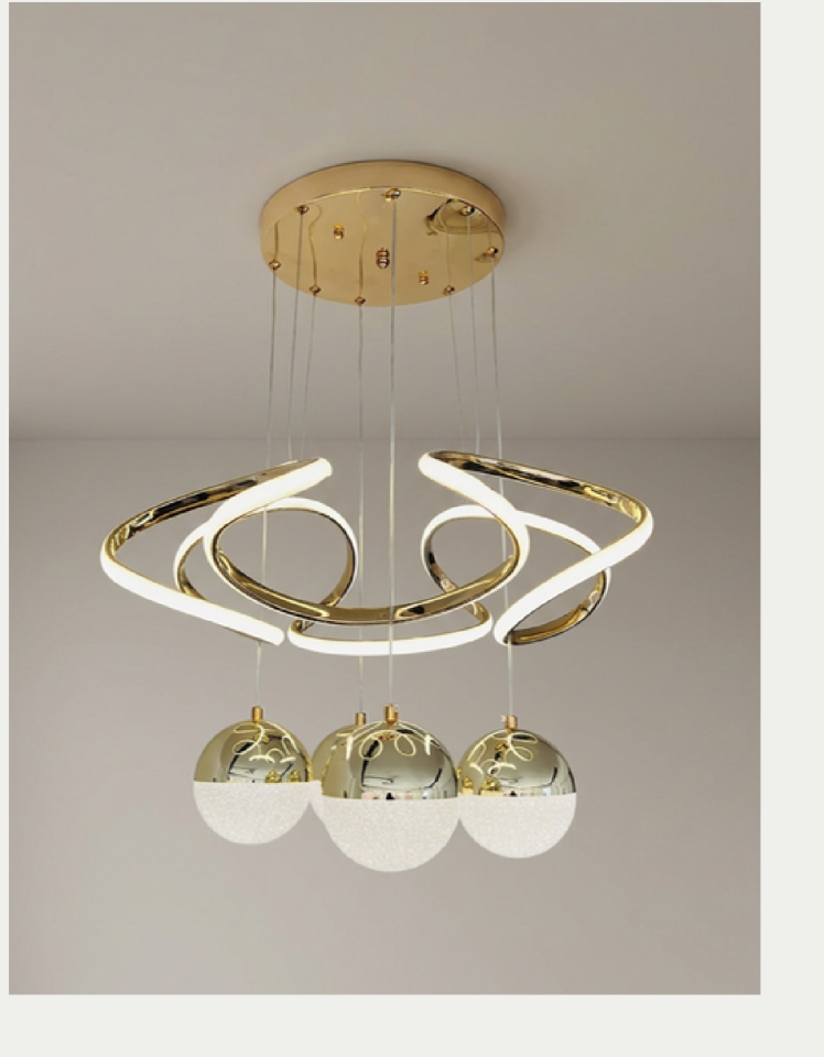Pera Napoli̇ Led Avize (Gold)