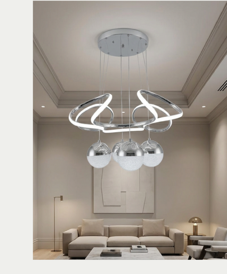 Pera Napoli̇ Led Avize (Krom)