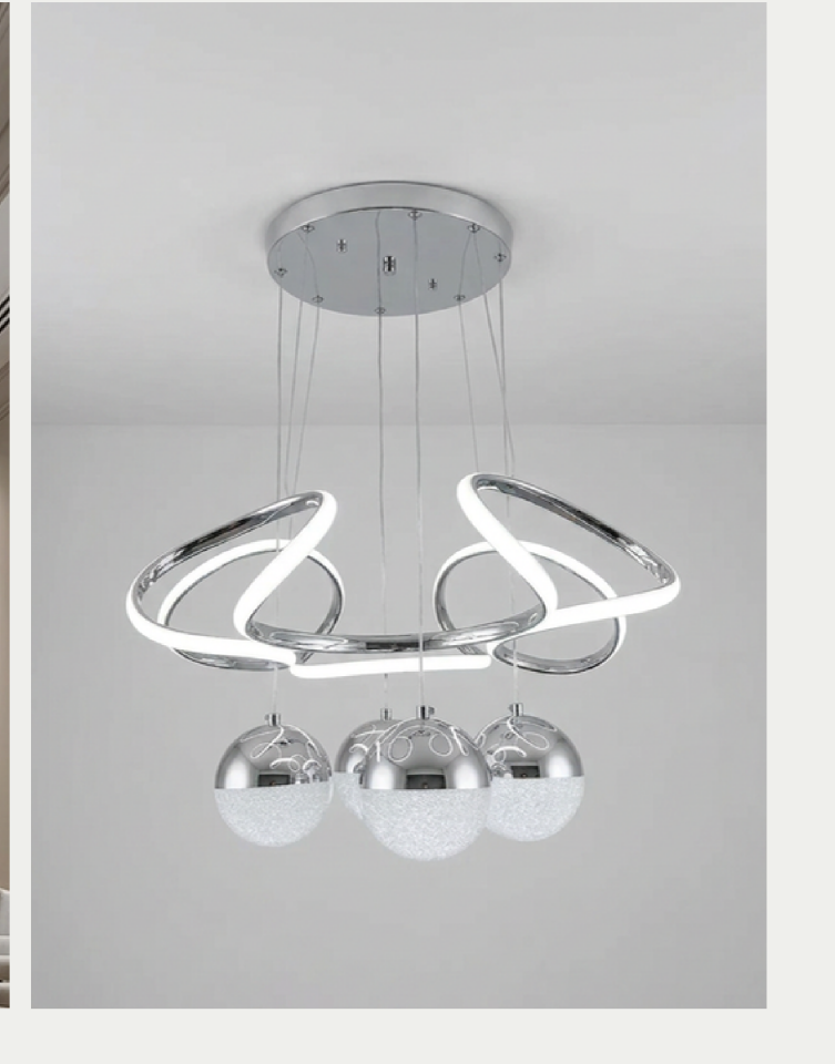 Pera Napoli̇ Led Avize (Krom)