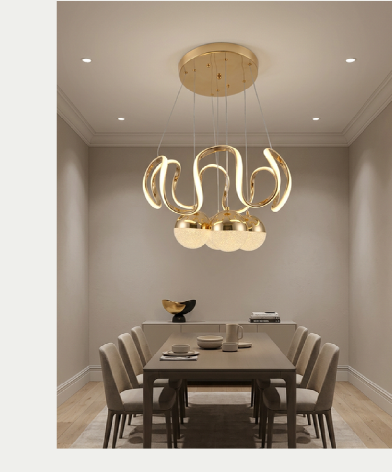 Pera Asos Led Avize (Gold)