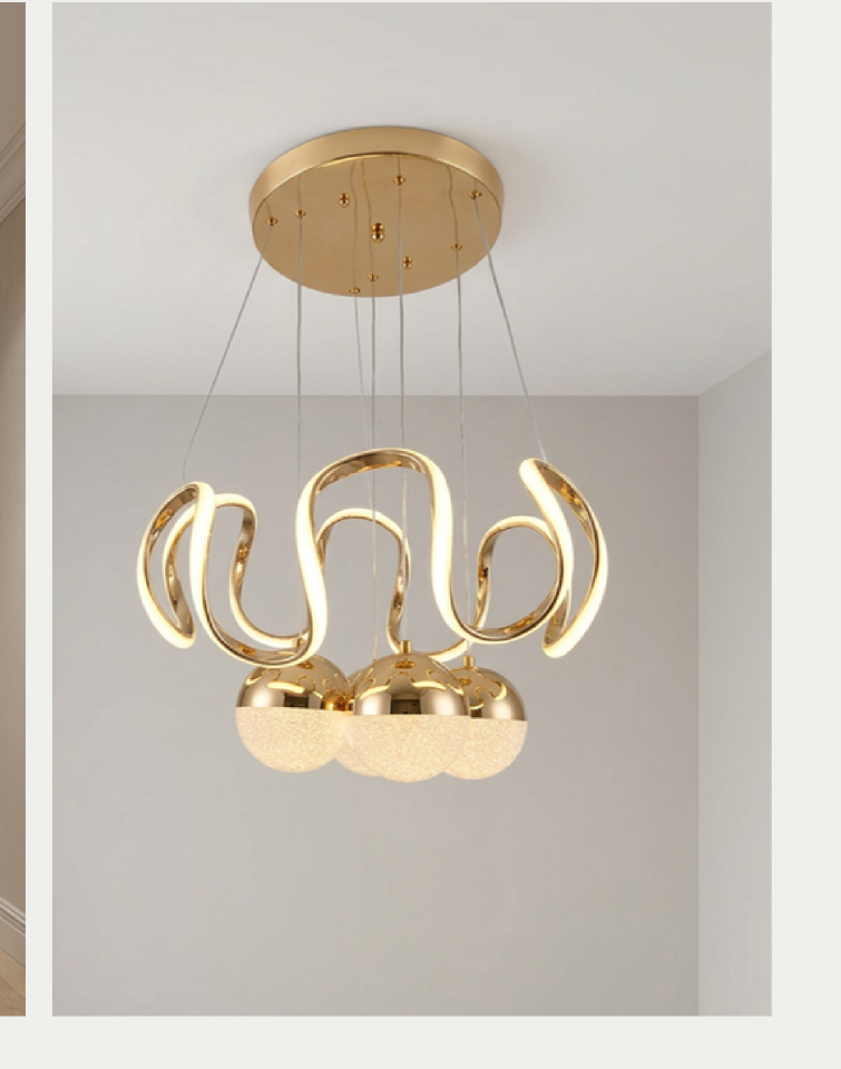 Pera Asos Led Avize (Gold)