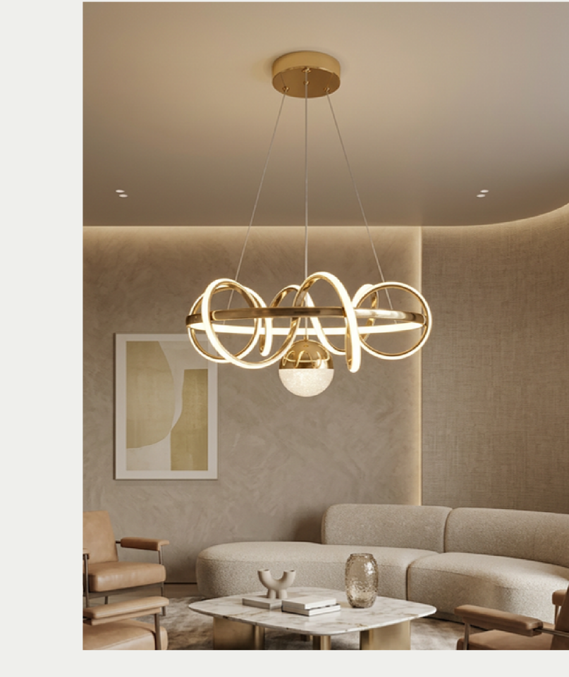 Pera İstanbul Led Avize (Gold)