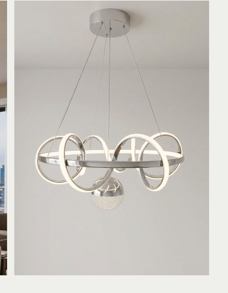 Pera İstanbul Led Avize (Krom)