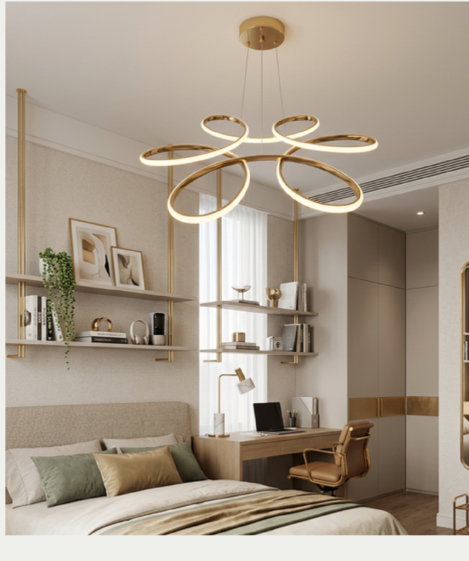 Pera Porto Led Avize (Gold)