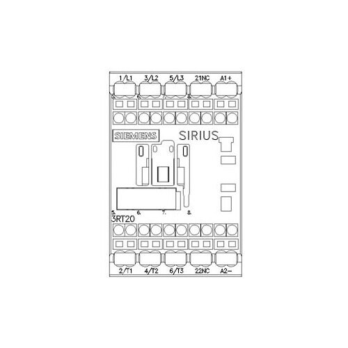 3P 16A 7.5kW Kontaktör (24V DC) - Yaylı Bağlantılı - 1NC