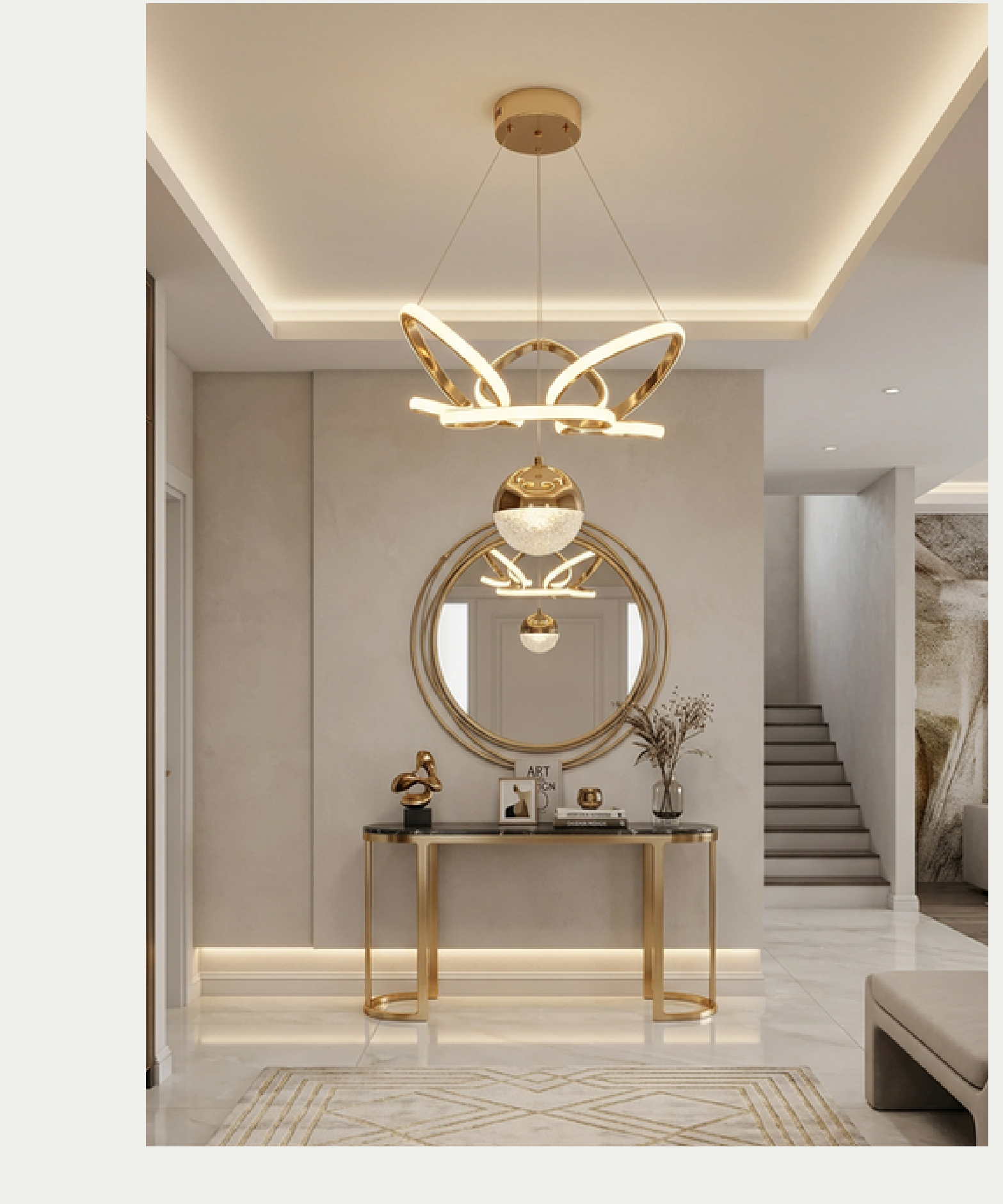 Pera Stockholm Led Avize (Gold)