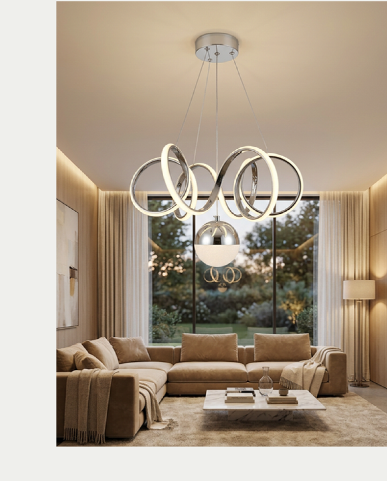 Pera İbi̇za Led Avize (Krom)