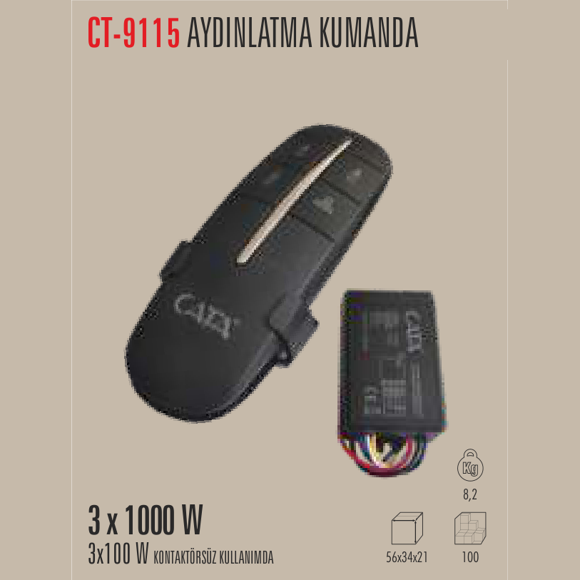 CATA Aydınlatma Kumandası 3x1000W