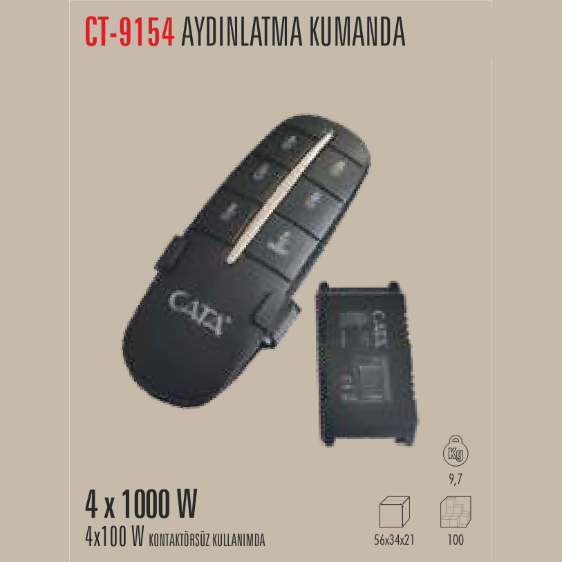 CATA Aydınlatma Kumandası 4x1000W