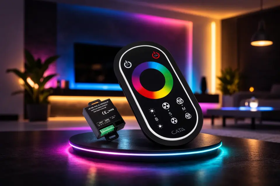 CATA RGB Dokunmatik Kumanda 24 Amper (Aydınlatma Kumandaları) - Teknik Detay Görseli