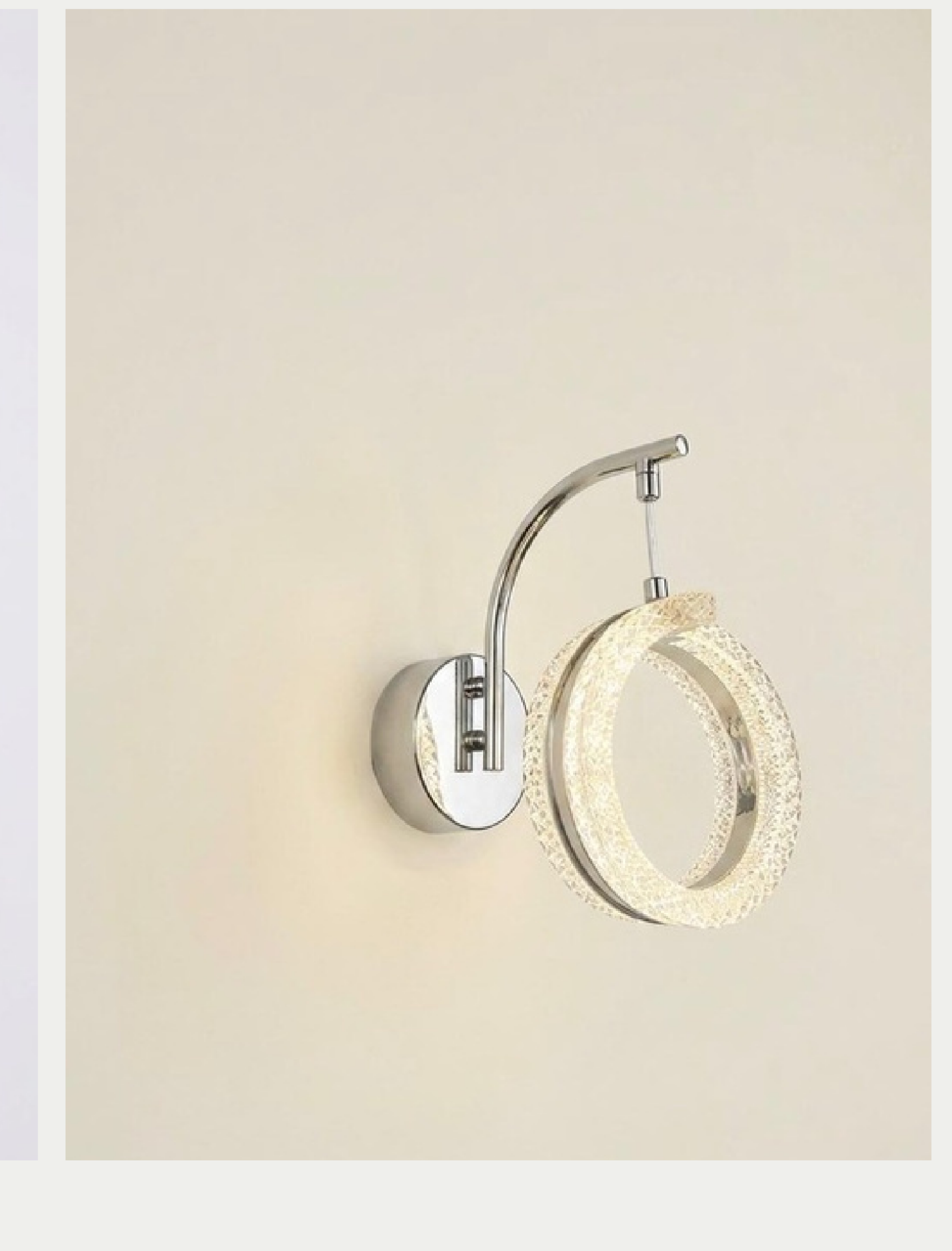 Pera Si̇de Led Aplik (Krom)