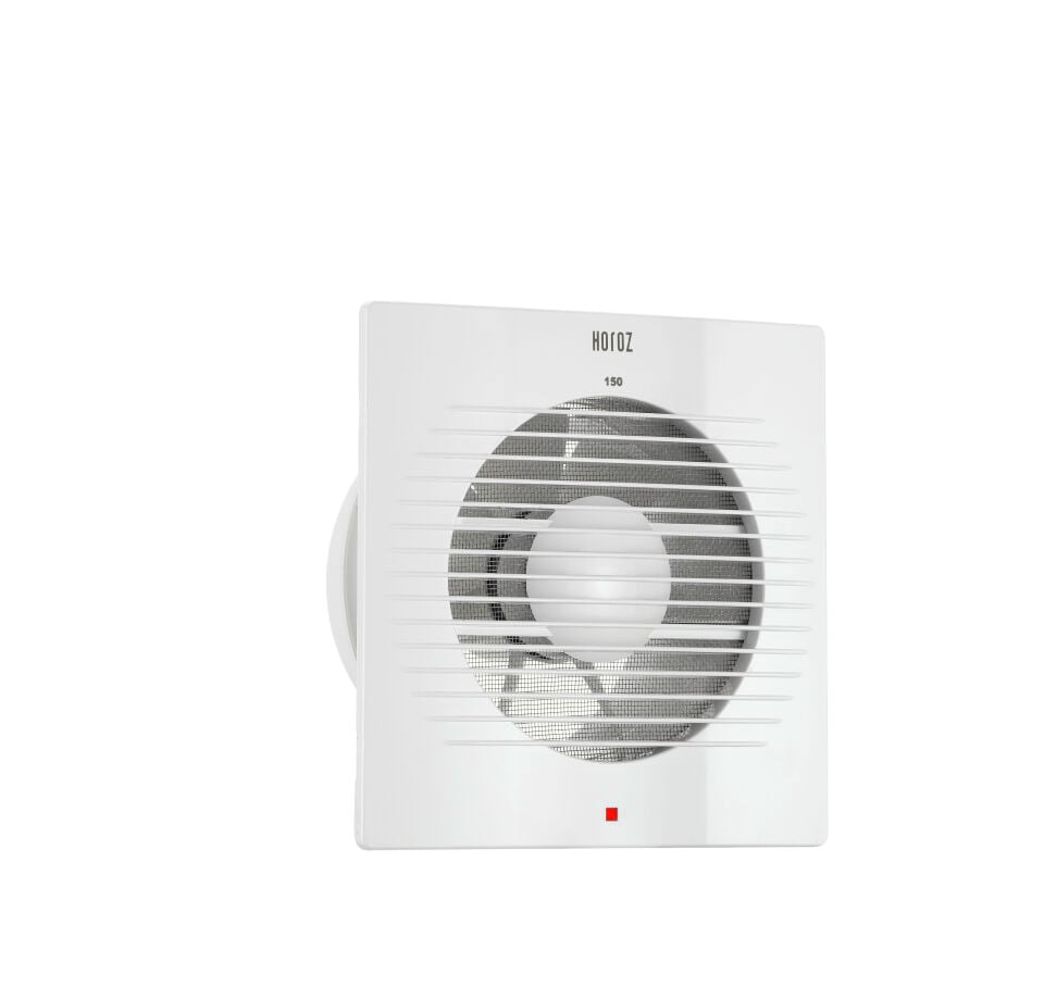 Horoz Banyo Aspiratörü (Klasik Fan 100, 100 m³/h) 12W Beyaz
