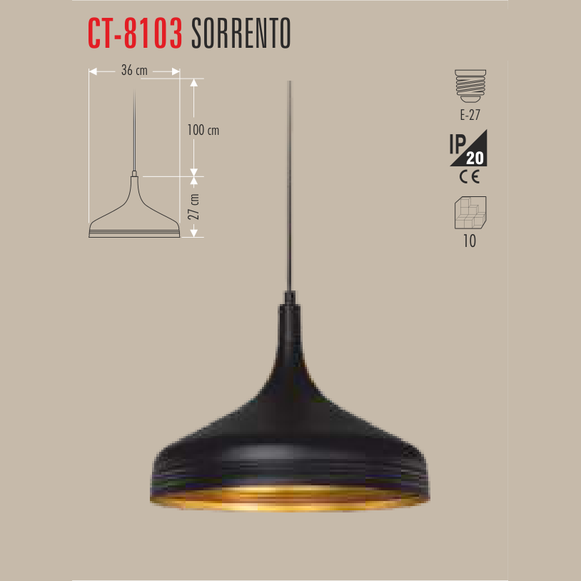 CATA Sorrento Dekoratif Sarkıt
