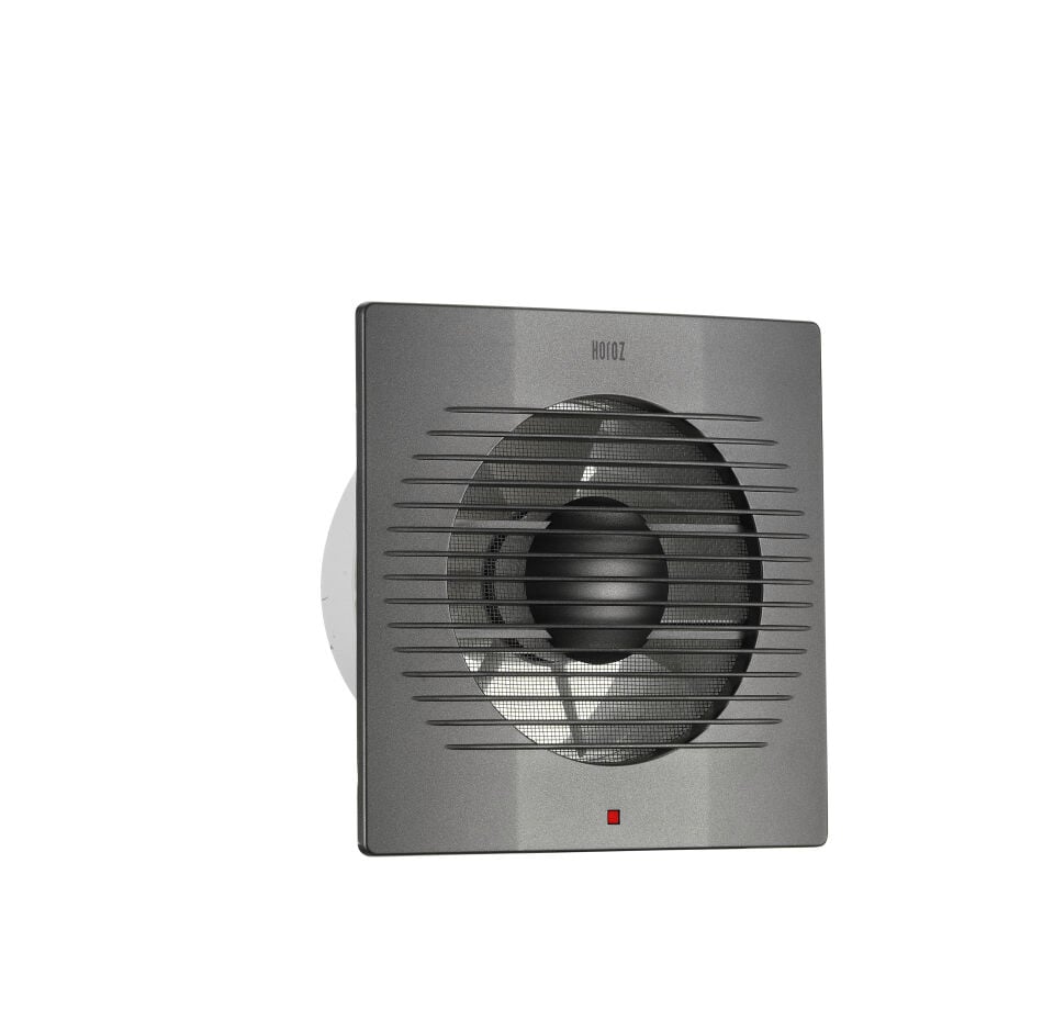 Horoz Banyo Aspiratörü (Klasik Fan 150, 150 m³/h) 20W Füme